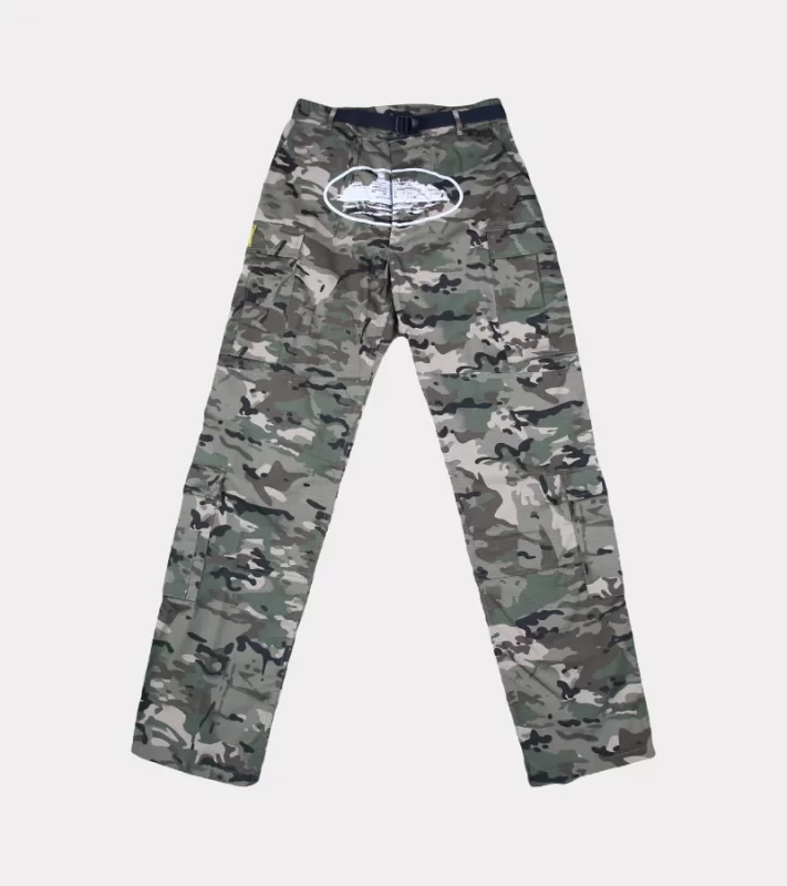 Corteiz Merch Guerillaz Dutty Camo Cargos