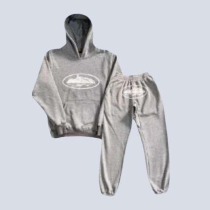 Corteiz Merch Alcatraz Gray Tracksuit