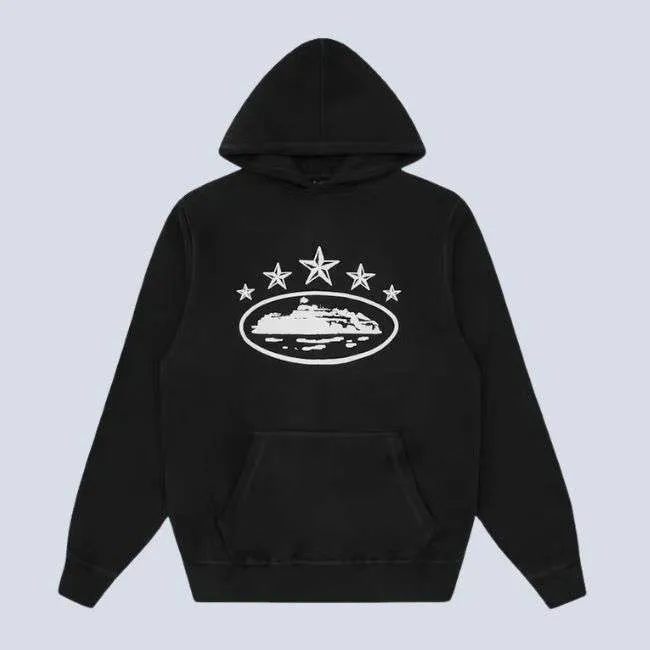 Corteiz Merch 5Starz Alcatraz Black Hoodie